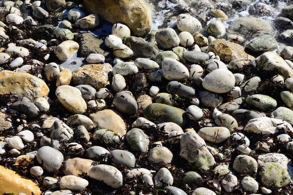 Strandsteine Felsen Und Kieselsteine — Stockfoto