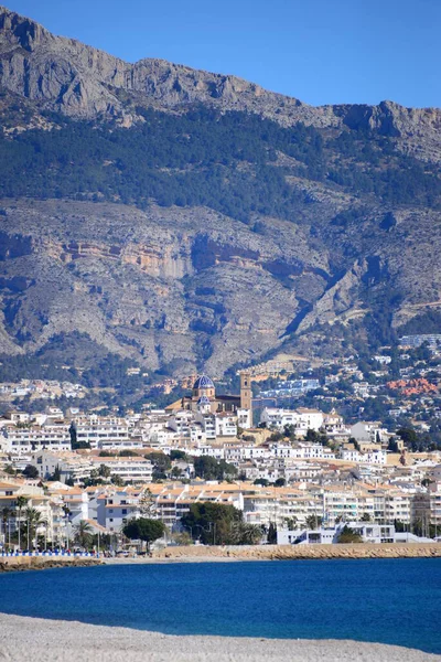 Fachadas Altea Costa Blanca España — Foto de Stock