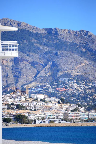 Facciate Altea Costa Blanca Spagna — Foto Stock