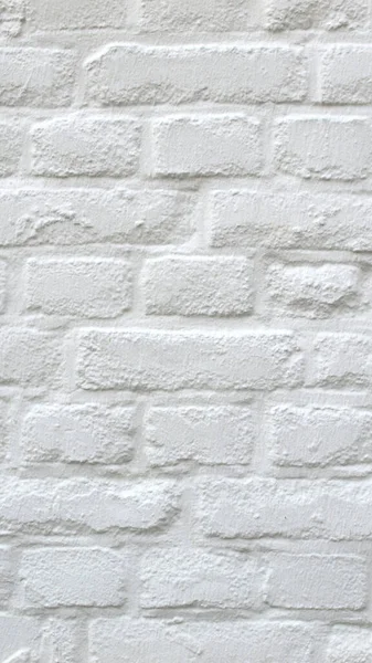 Detail Van Witte Bakstenen Muur Nuttig Als Achtergrond Verticaal — Stockfoto