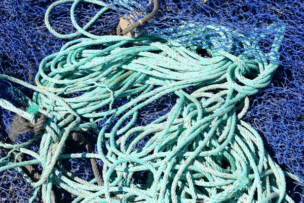 Tengeri Halászhálók Halászati Felszerelések — Stock Fotó