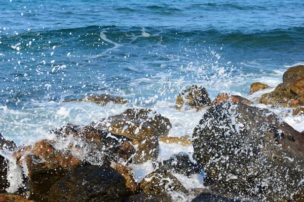 Strandsteine Felsen Und Kieselsteine — Stockfoto