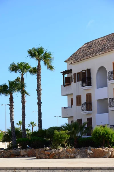 Manga Mar Menor Provinz Murcia Hausfassade Spanien Spanisch Skyline Küste — Stockfoto