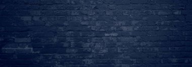 dirty old stone wall of dark blue stones clipart