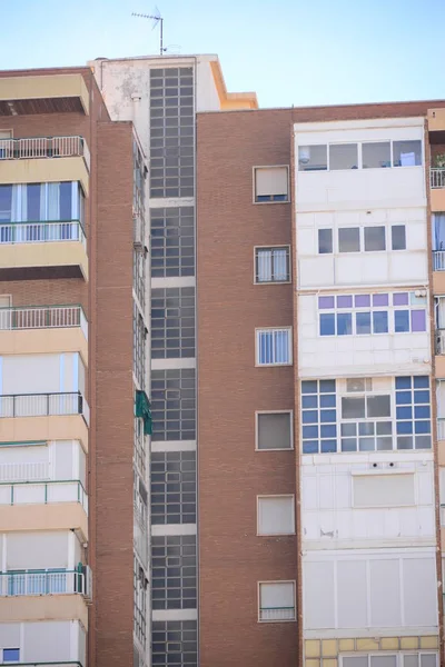 Managa Mar Menor Murcia Province House Facade Spain Spanish Skyline — 图库照片