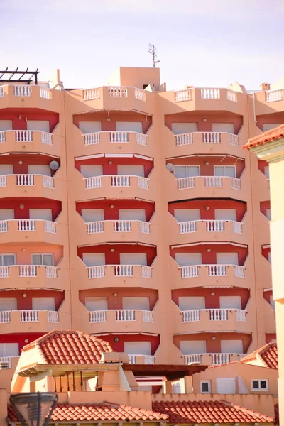 Managa Mar Menor Murcia House Facade Spain Spanish Skyline — 스톡 사진