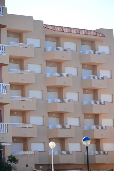 Managa Mar Menor Tartomány Murcia Ház Homlokzat Spanyolország Spanyol Városkép — Stock Fotó