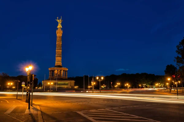 Colonne Victoire Arrière Gros Navire Berlin — Photo