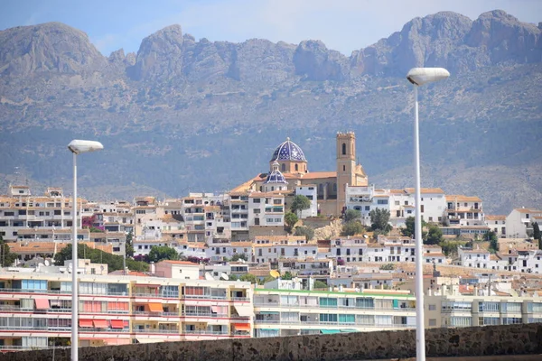 Uitzicht Stad Van Altea Costa Blanca Spanje — Stockfoto