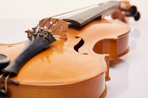 Violin White Background — Stock Photo, Image