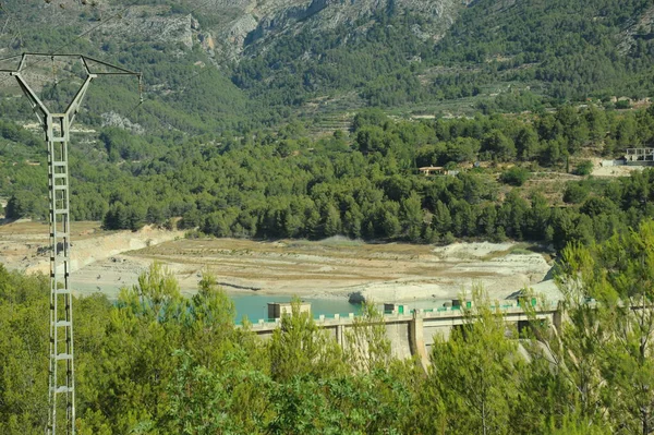 Zbiornik Wodny Guadalest Costa Blanca Hiszpania — Zdjęcie stockowe