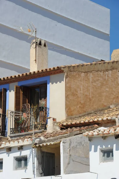 Hausfassaden Altea Costa Blanca Spanien — Stockfoto