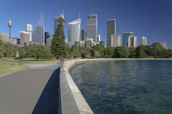 Vista Del Centro Negocios Sydney — Foto de Stock