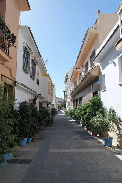 Alley Cala Mijas Andalusia — стокове фото