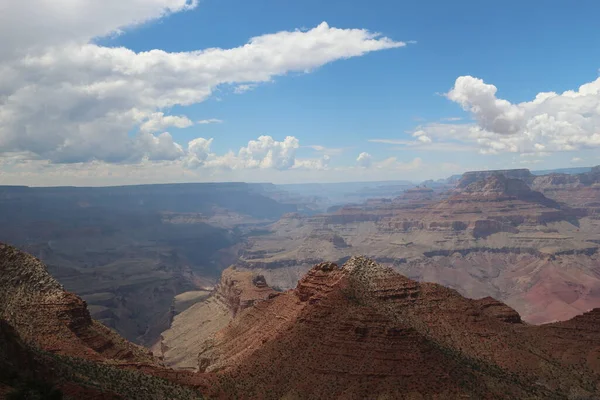 Una Vista Sul Grand Canyon Sul Passato Del Fiume Colorado — Foto Stock