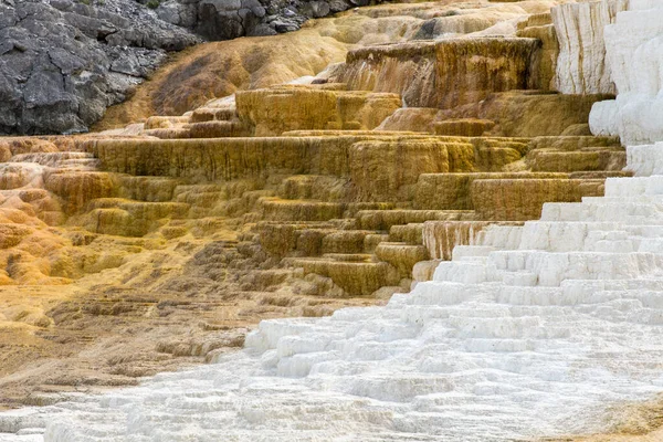 Cleopatra Terasa Yellowstone Národní Park Wyoming Usa — Stock fotografie