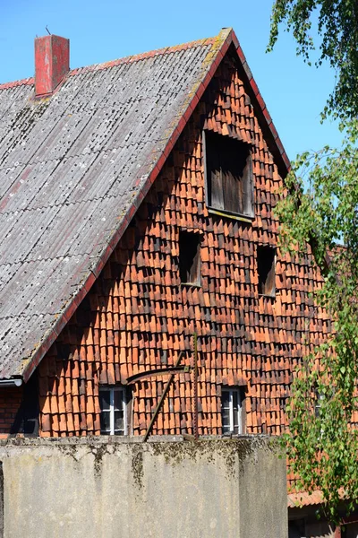 Festői Kilátás Város Homlokzataira — Stock Fotó