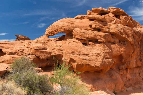 Beeindruckende Landschaft Und Sandsteinformationen Valley Fire State Park — Fotografia de Stock