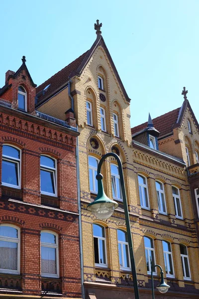 Stadslandskap Fasader Dålig Gandersheim Nedre Saxony — Stockfoto