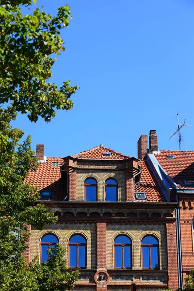 Stadtansichten Fassaden Bad Gandersheim Niedersachsen — Stockfoto