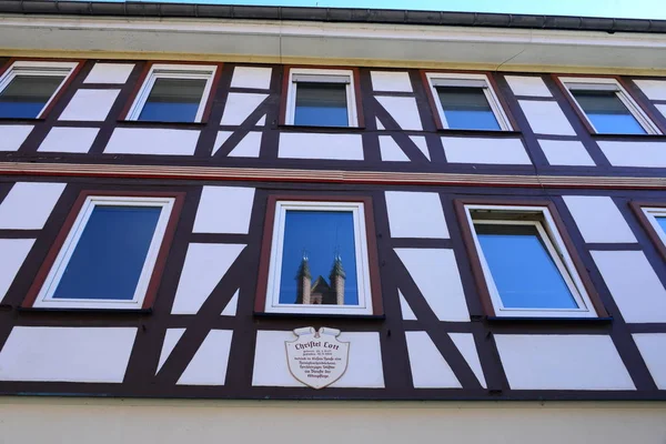 Stadtansichten Fassaden Bad Gandersheim Niedersachsen — Stockfoto