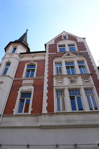 Paisagens Urbanas Fachadas Alfeld Leine Saxonia Inferior — Fotografia de Stock