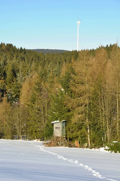 Vinter Vandring Obergischen Landet — Stockfoto