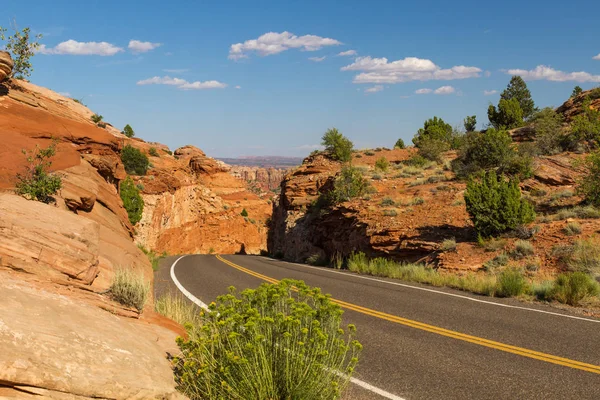 Landschaft Der Million Dollar Road Highway Utah Usa — Stock fotografie