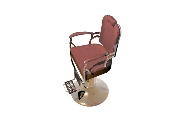 Cadeira Isolada Fundo Branco — Fotografia de Stock
