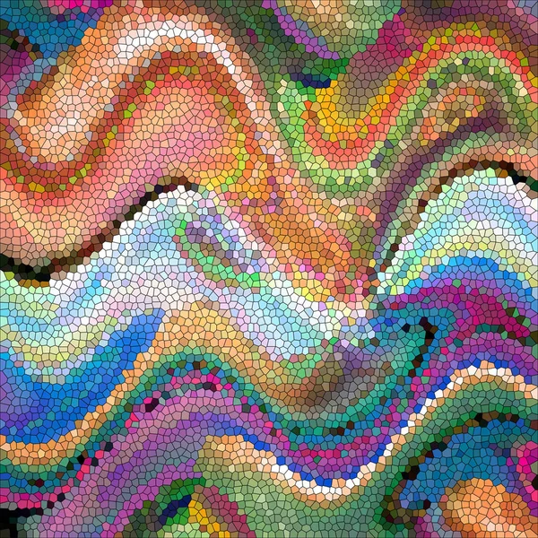 Abstrakcyjne Kolorowe Tło Gradientu Horyzontu Falą Wizualną Oświetleniem Efektami Twirl — Zdjęcie stockowe