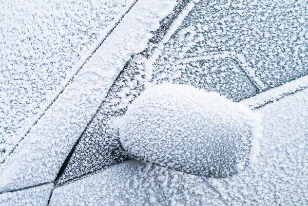 Hielo Arañazos Hielo Pantalla Del Viento Coche — Foto de Stock