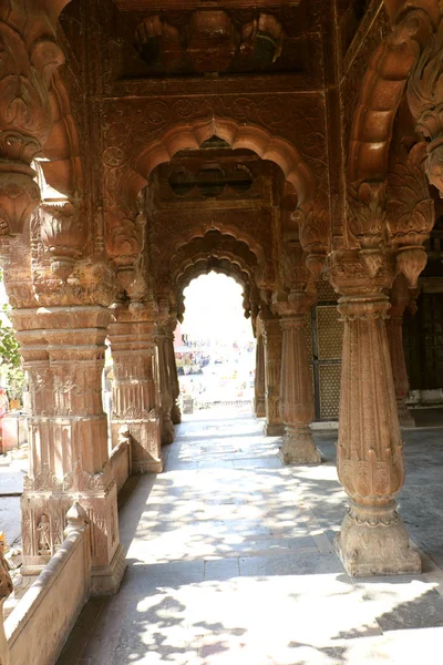 Chhatris Indore Zostały Zbudowane Pod Koniec 1800 Roku Pamiątkę Władców — Zdjęcie stockowe
