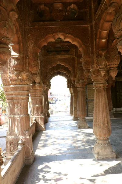 Chhatris Din Indore Fost Construite Sfârșitul Anilor 1800 Memoria Conducătorilor — Fotografie, imagine de stoc