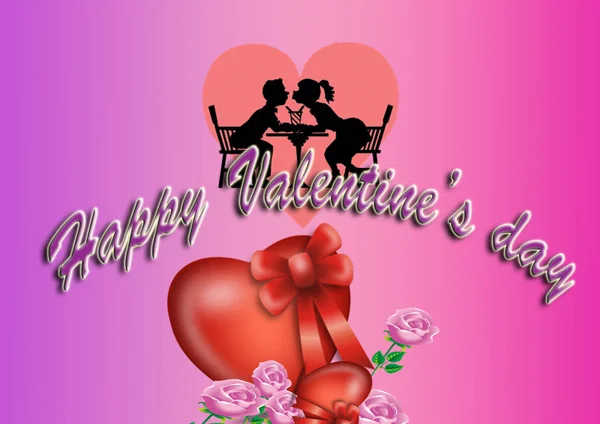 Holiday Happy Valentine Day — Stock Photo, Image