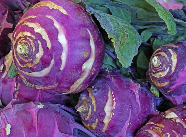 Kohlrabi Market — Stock Photo, Image