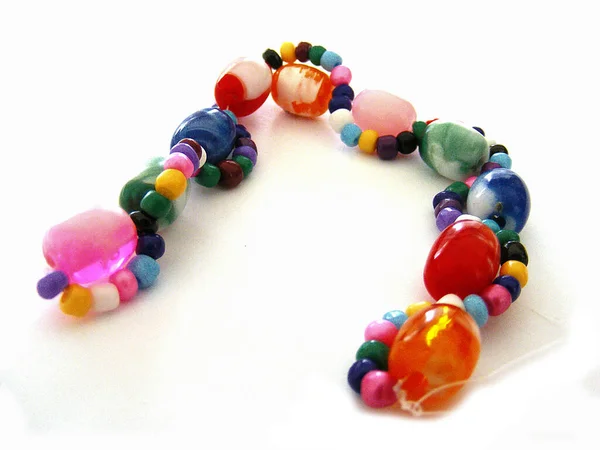 Bracelets Perles Colorées — Photo