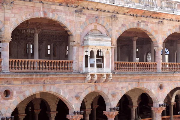 Rajwada Ist Ein Historischer Palast Der Stadt Indore Historische Architektur — Stockfoto