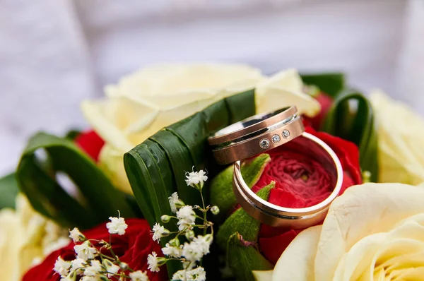 Ramo Boda Rosas Rojas — Foto de Stock