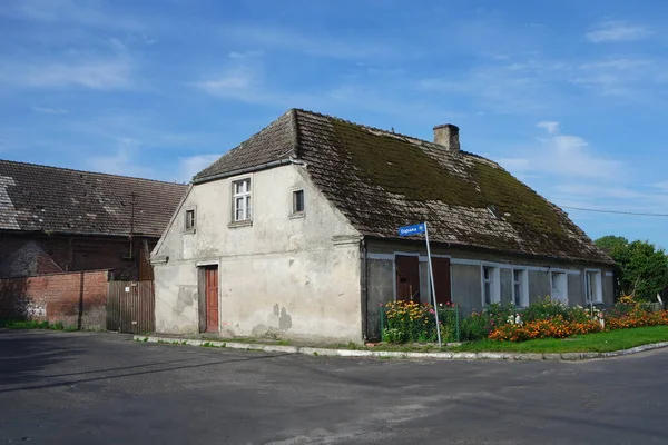 Altes Bauernhaus Pommern — Stockfoto