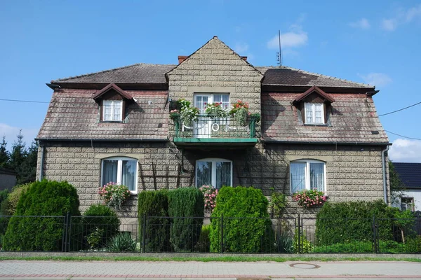 Huis Een Silezisch Dorp — Stockfoto