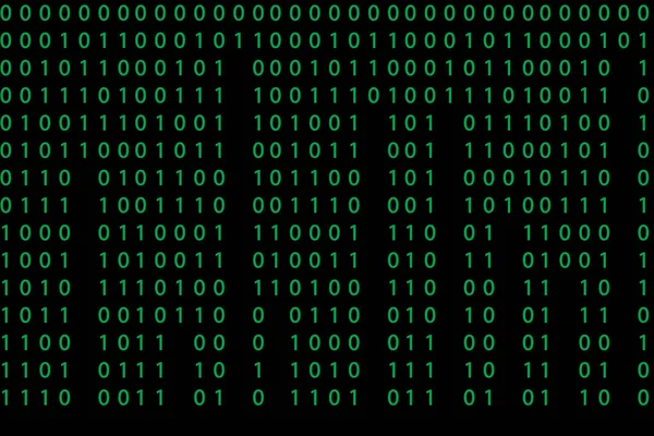 Bezproblémový Vzor Binárním Kódem Tmavém Pozadí — Stock fotografie