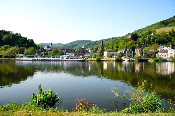 Moselle Bölgesi Trarbach Traben Trarbach — Stok fotoğraf