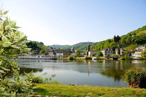 Moselle Bölgesi Trarbach Traben Trarbach — Stok fotoğraf