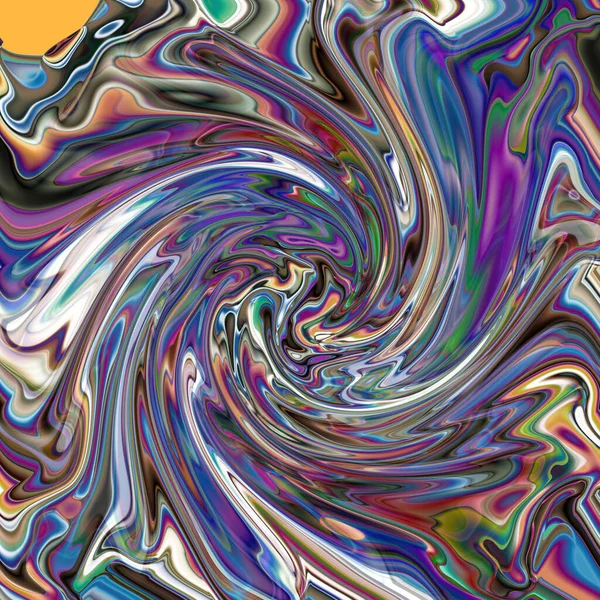 Abstrakter Farbhintergrund Des Horizontgradienten Mit Visueller Welle Pinch Twirl Und — Stockfoto