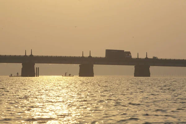 Puente Hacia Mar — Foto de Stock