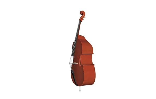 チェロ楽器3Dイラスト — ストック写真