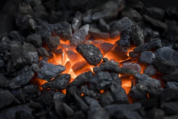 Kovářské Uhlí Hořící Železné Práce — Stock fotografie