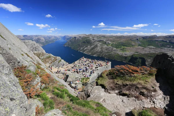 Noorwegen Natuur Landschap Achtergrond — Stockfoto