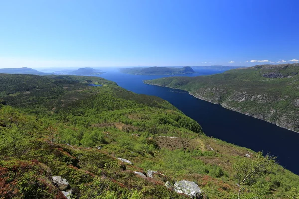 Norvegia Fundal Peisaj Natural — Fotografie, imagine de stoc
