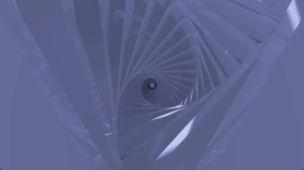 Абстрактний Фон Спіральним Тунелем Візуалізація — стокове фото